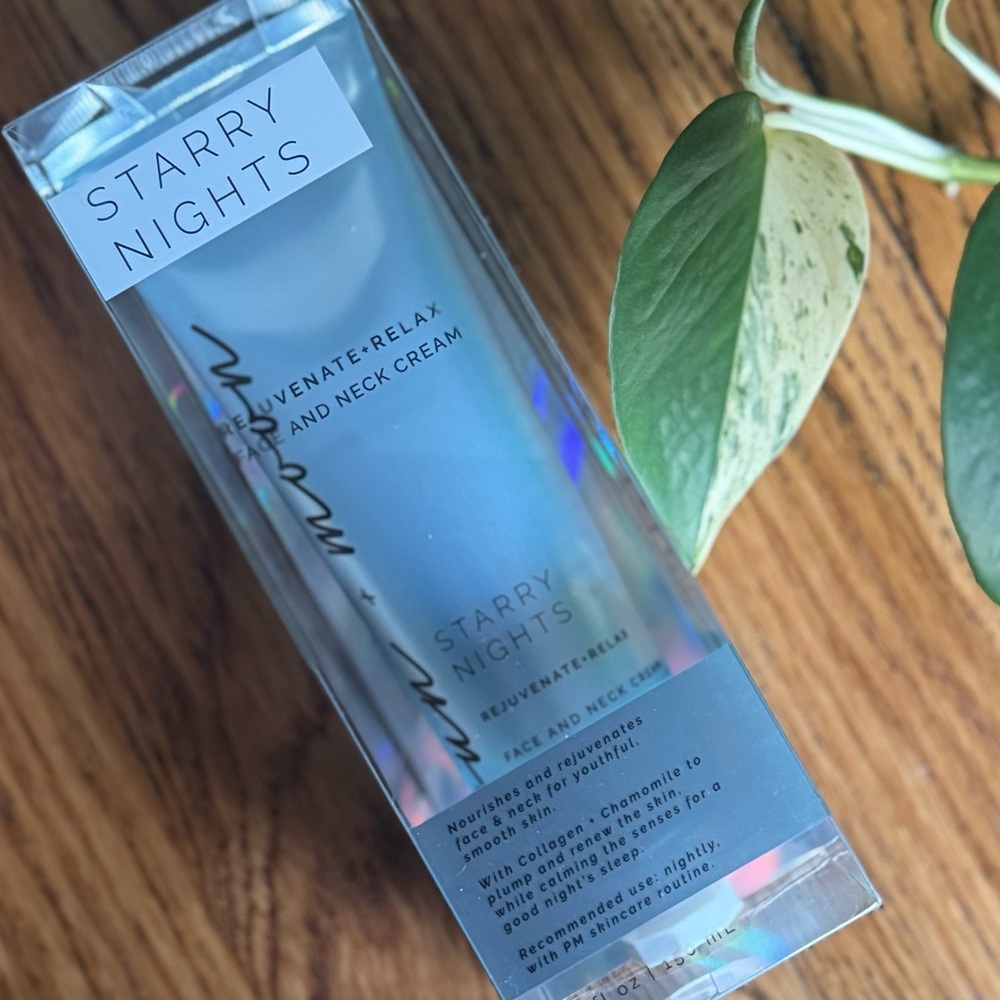 💵SALE! NIB Sun + Moon Starry Nights Rejuvenate + Relax - Face and Neck Cream